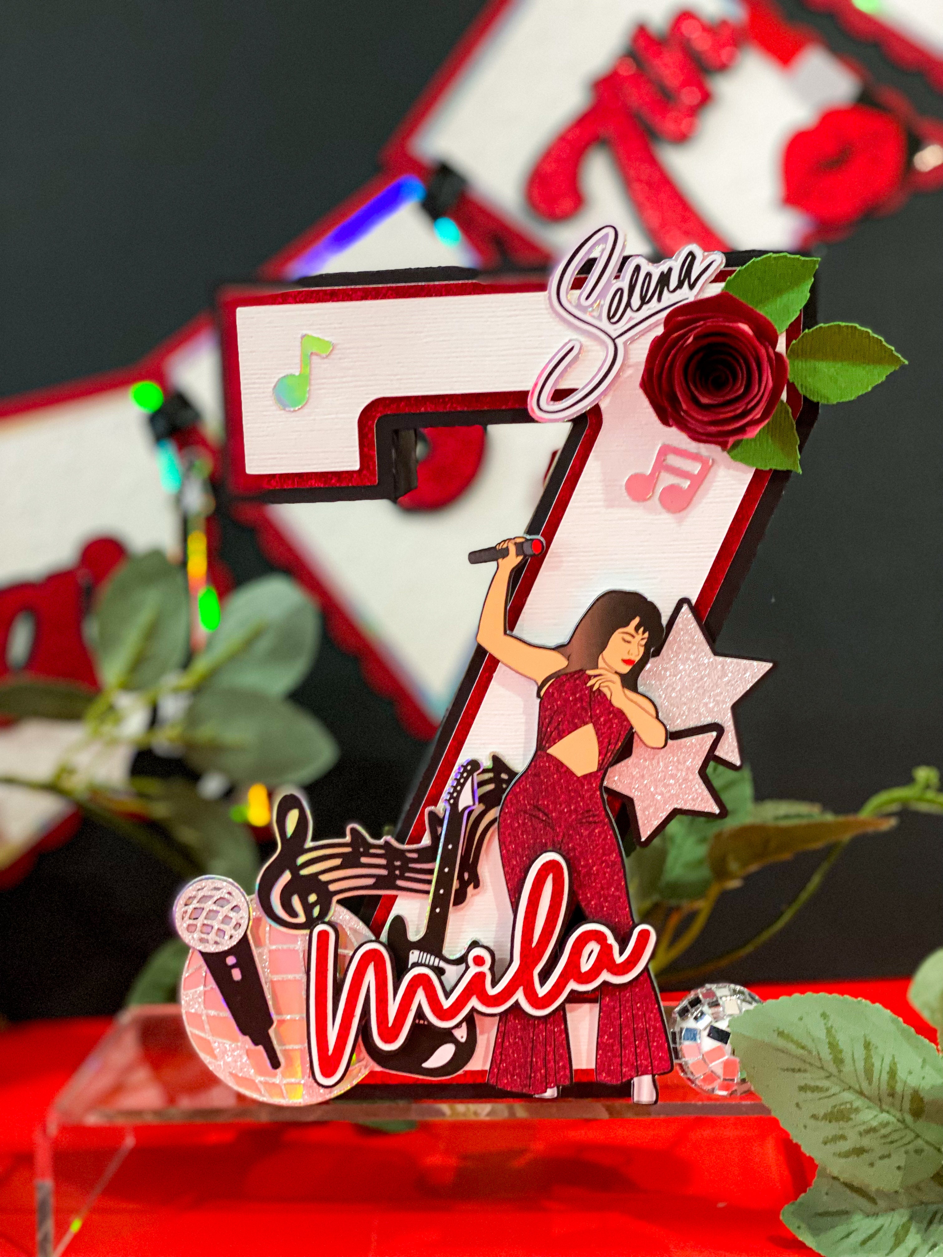 Large Selena 3D Letter or Number with Namer