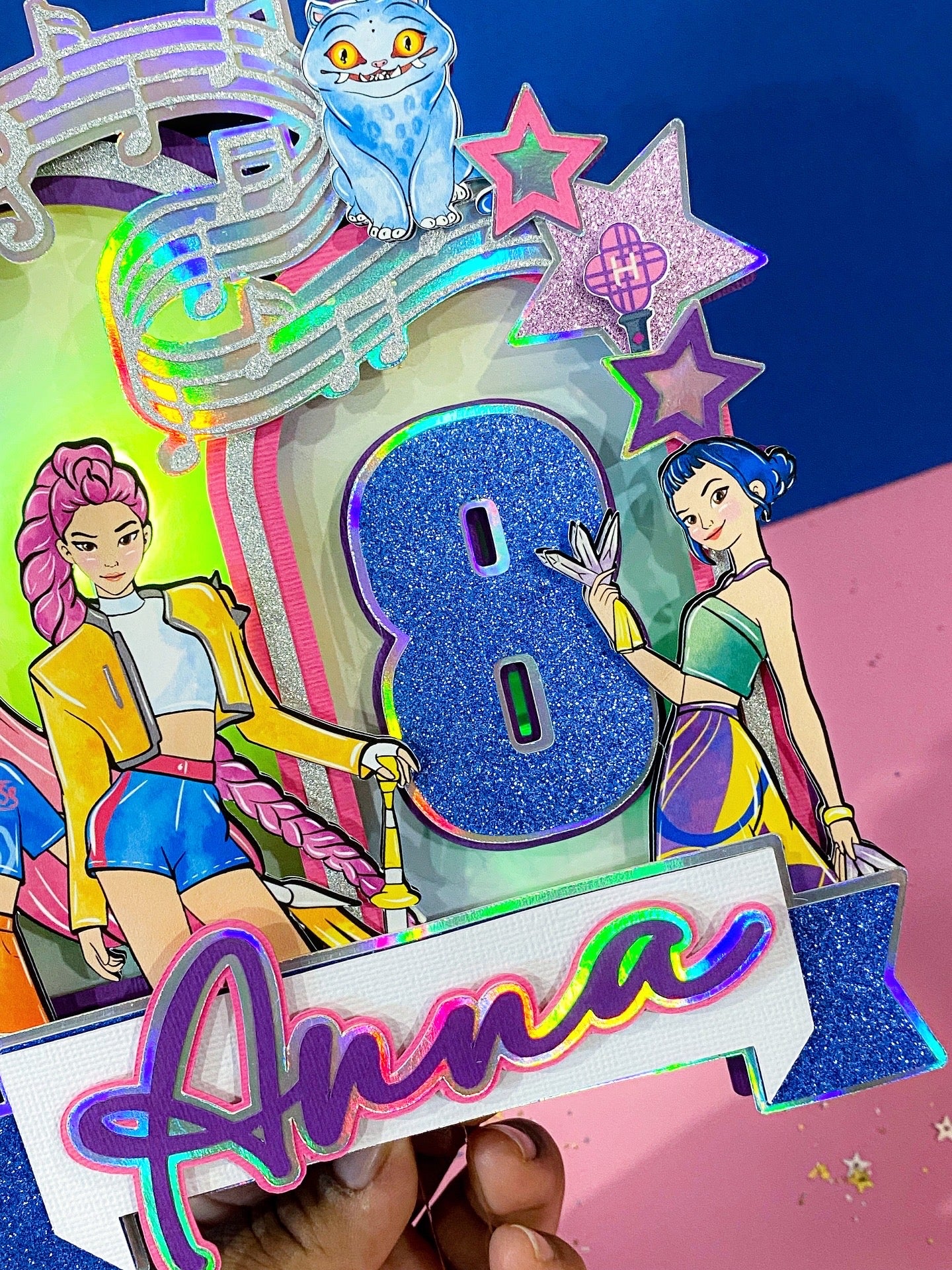 K- Pop Demon Hunters Cake Topper