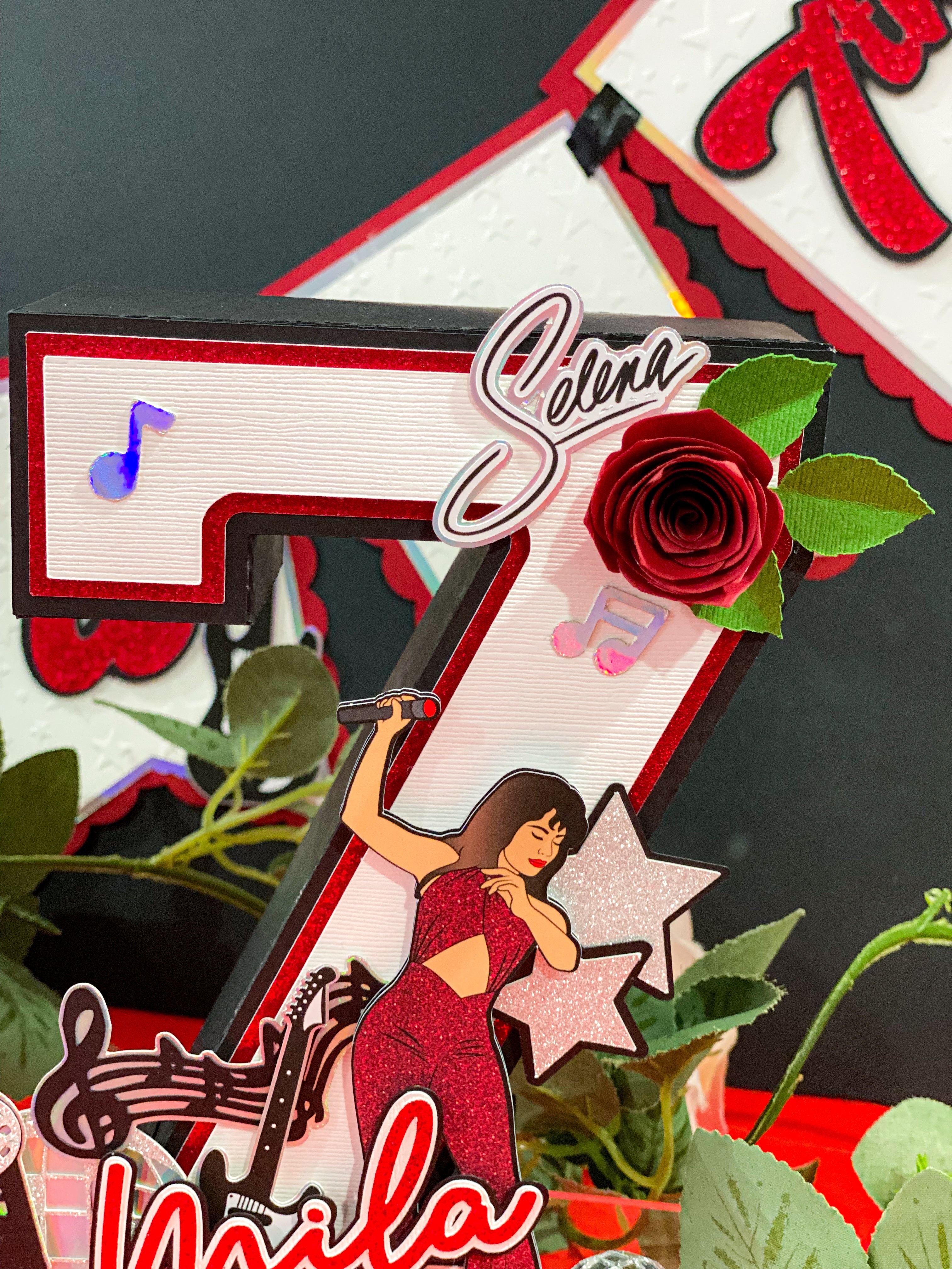 Large Selena 3D Letter or Number with Namer