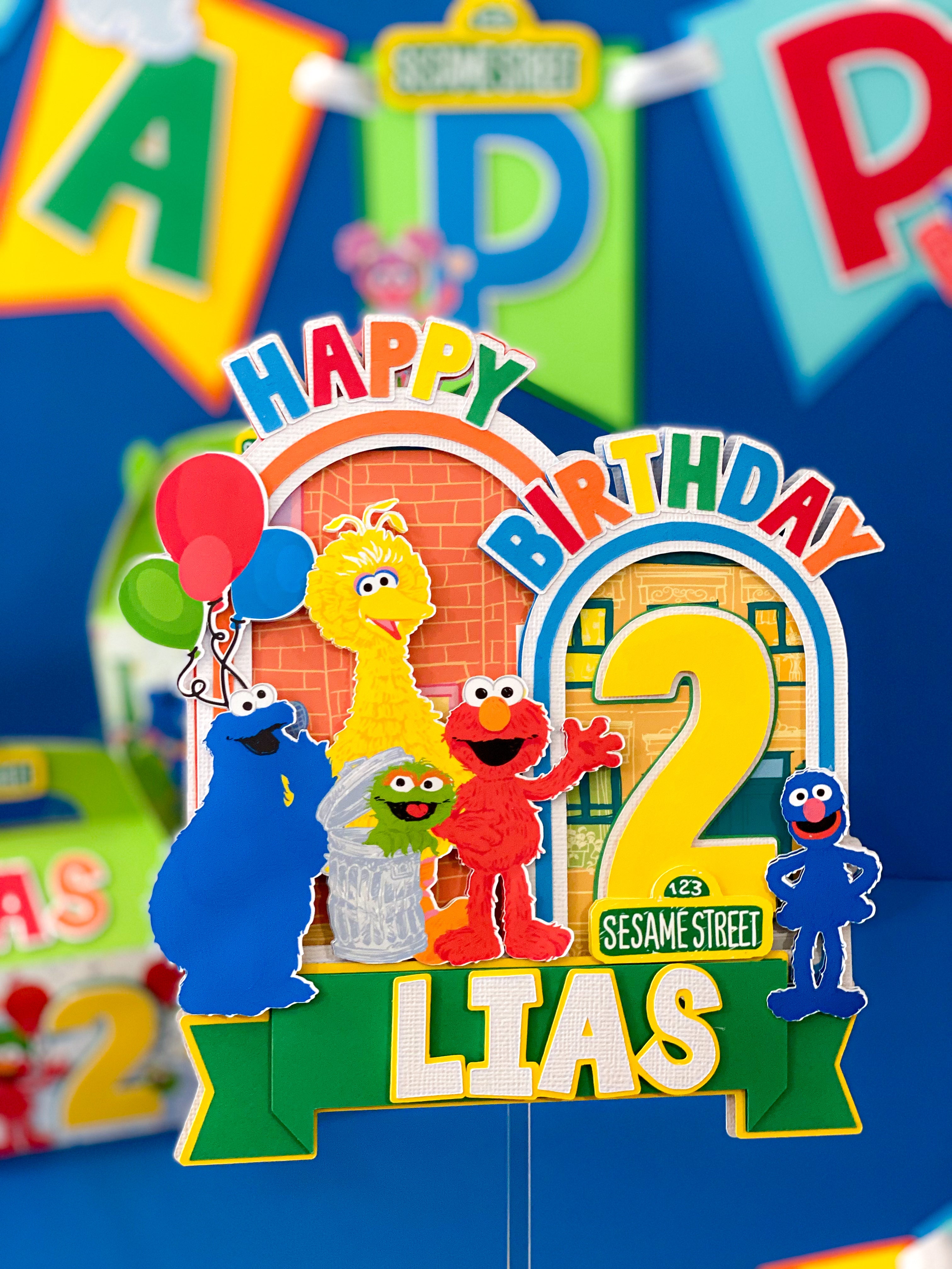 Sesame Street Cake Topper