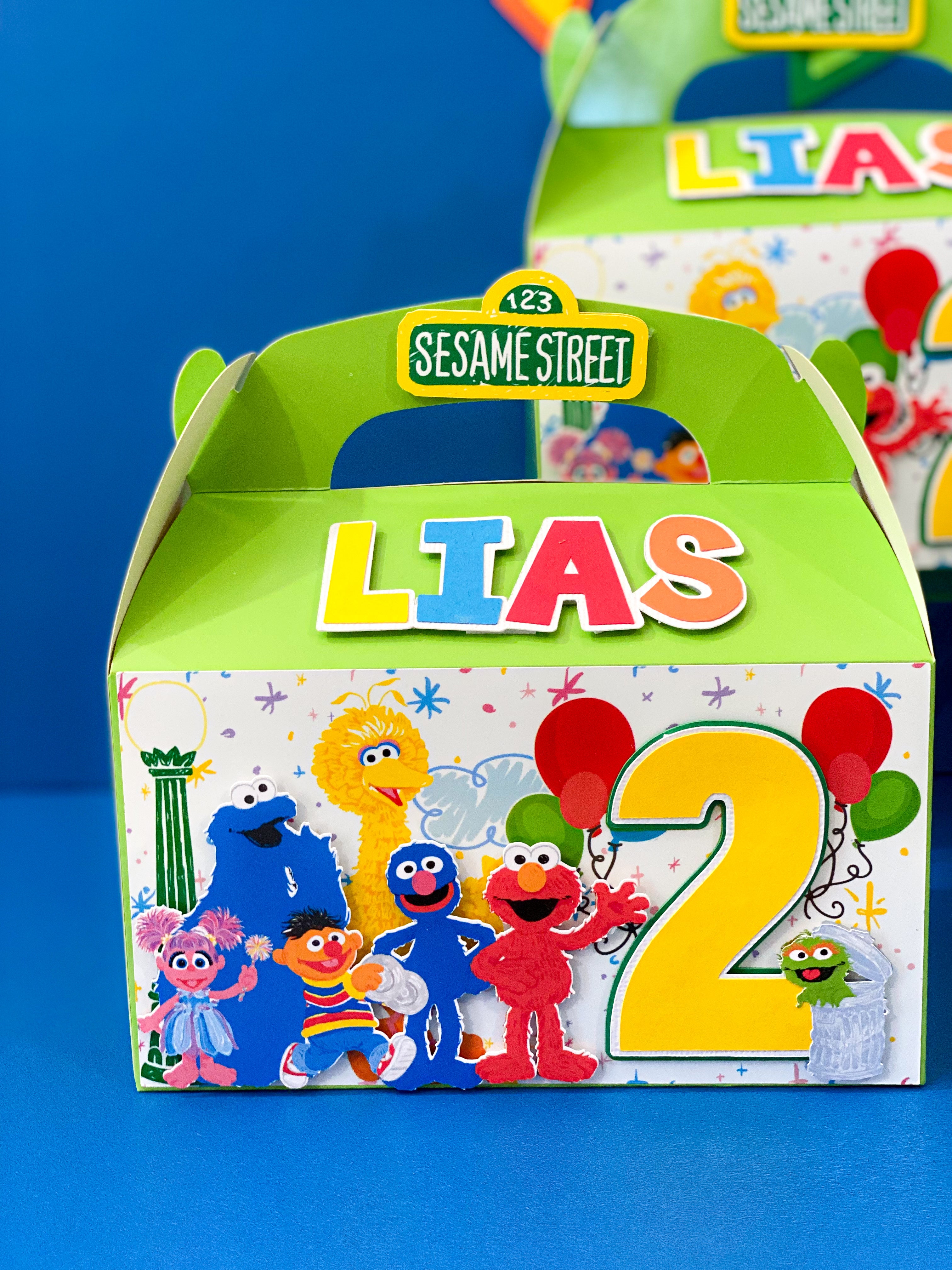 Sesame Street Favor Boxes