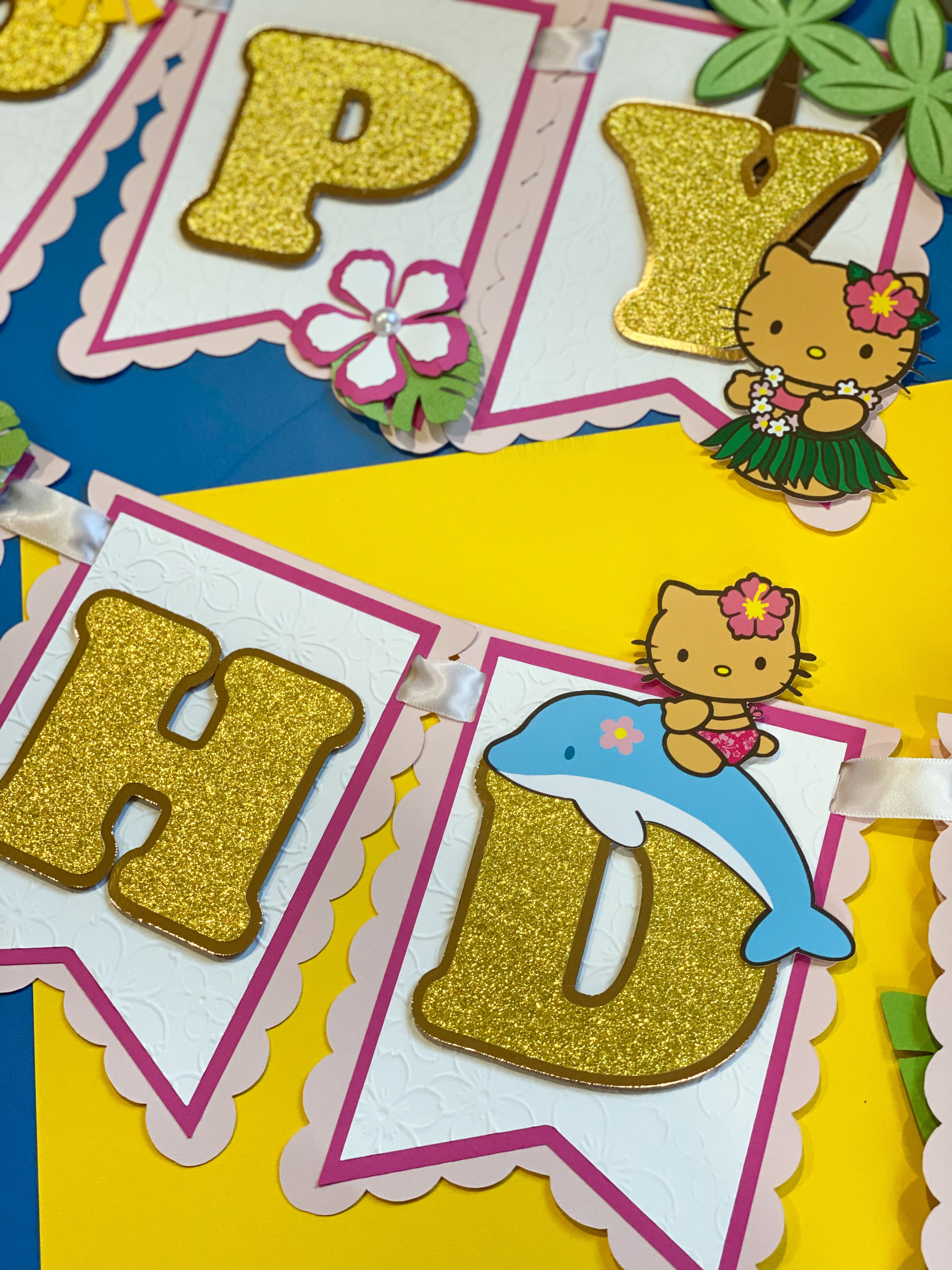 Hello Kitty Luau Banner