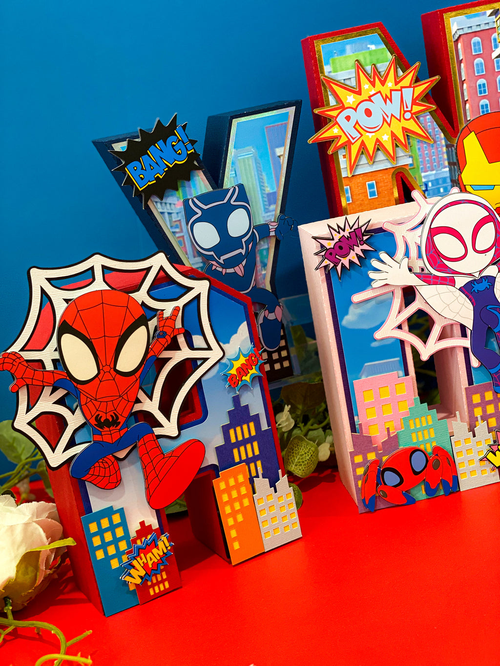 Spidey and Amazing Friends 3D Letters or Numbers